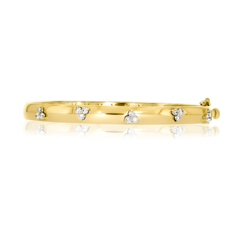 Bracelet Excellence Or jaune 750/1000 & Diamants