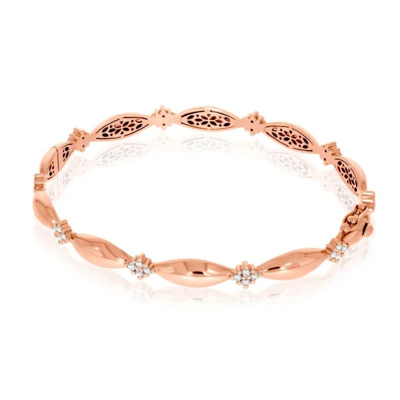 Bracelet Excellence Or rose 750/1000...