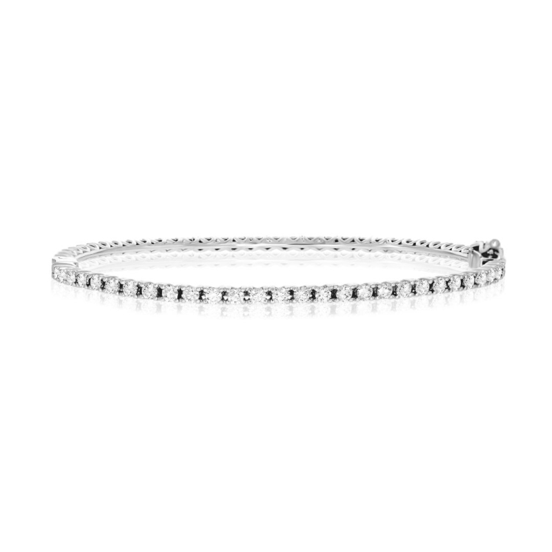 Bracelet Excellence Or gris 750/1000 & Diamants