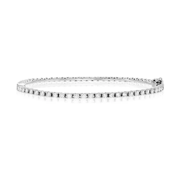 Bracelet Excellence Or gris 750/1000 & Diamants