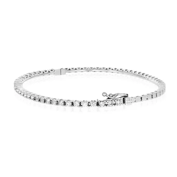 Bracelet Excellence Or gris 750/1000 & Diamants