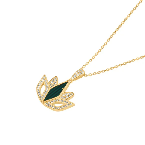 Pendentif Tulipe Excellence Plaqué Or 18K 3Mic & MLK