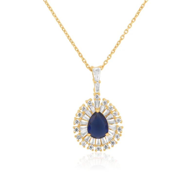 Pendentif poire Excellence Plaqué Or... Pendentif poire Excellence Plaqué Or...