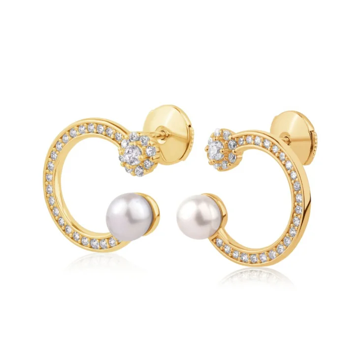 Boucles d'oreilles Excellence Plaqué Or 18K 3Mic & FWP 2