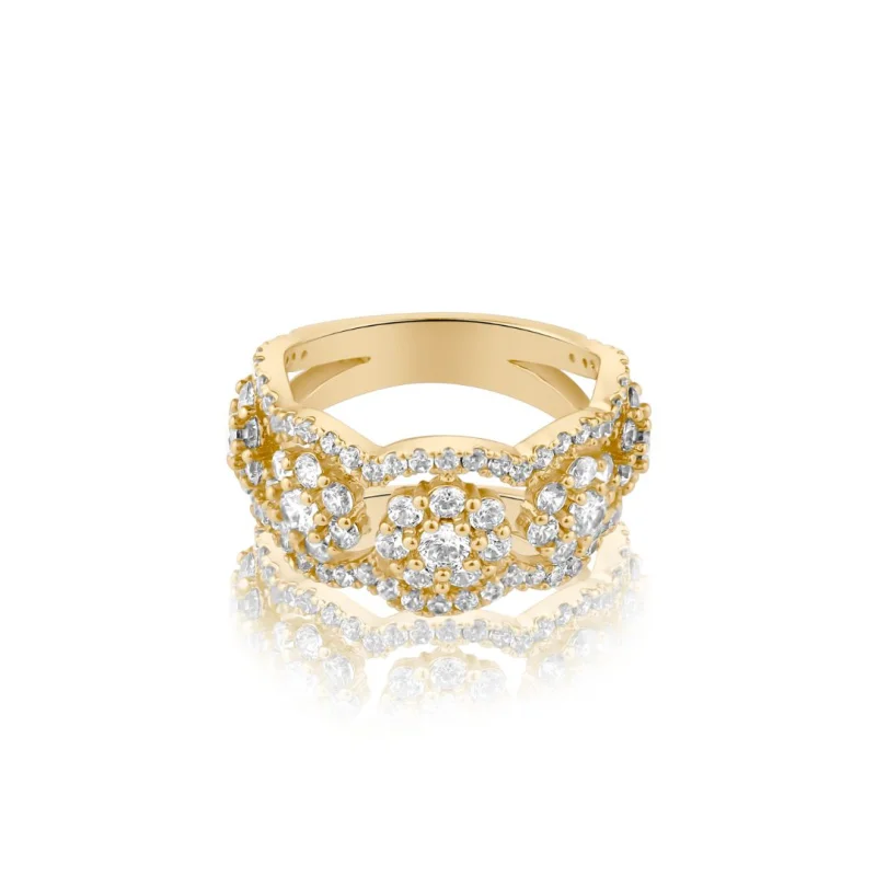 Bague 3 Margueritte Excellence Plaqué...