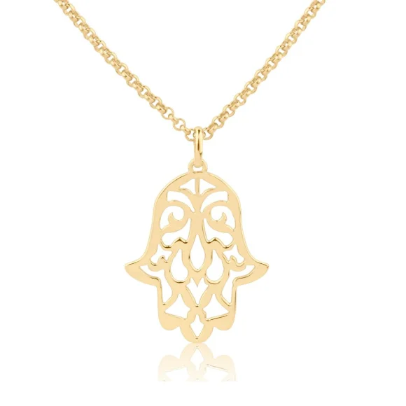 Pendentif Main Excellence Plaqué Or 18K 3Mic