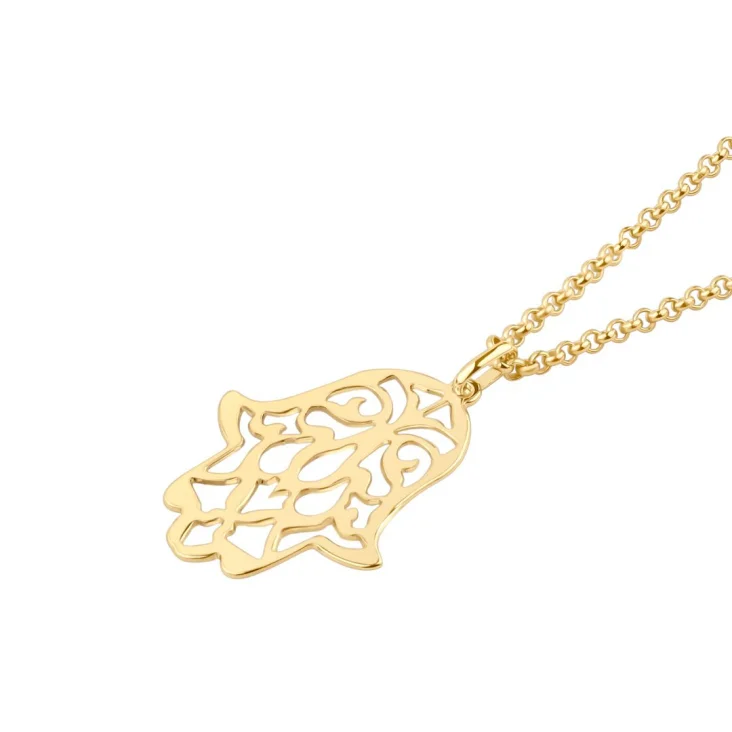 Pendentif Main Excellence Plaqué Or 18K 3Mic 2