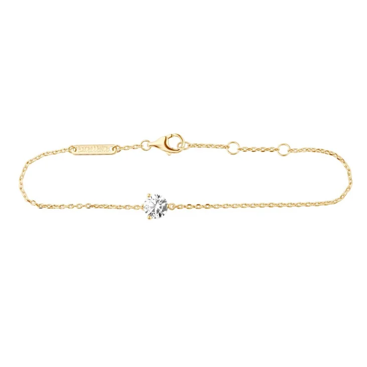 Gourmette margueritte Excellence Plaqué Or 18K 3Mic