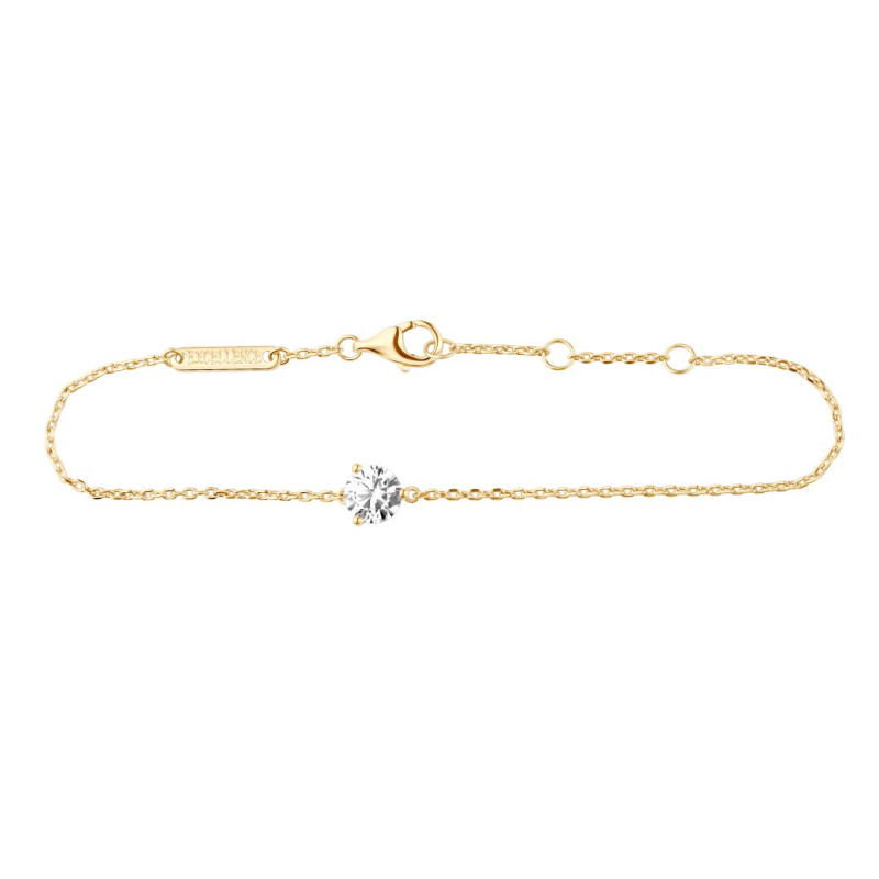 Gourmette Excellence Plaqué Or 18K 3Mic