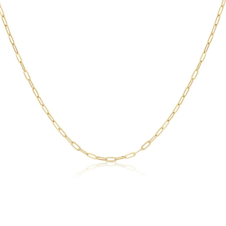 Chaîne forçat Excellence Plaqué Or 3Mic 18K
