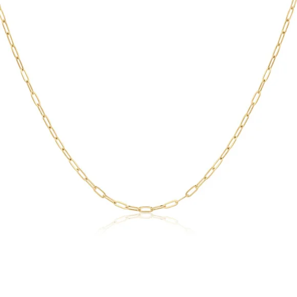 Chaîne forçat Excellence Plaqué Or 3Mic 18K