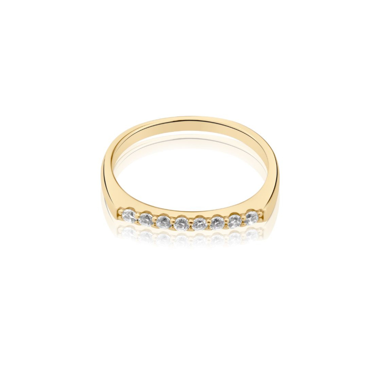 Bague Excellence Plaqué Or 18K 3Mic