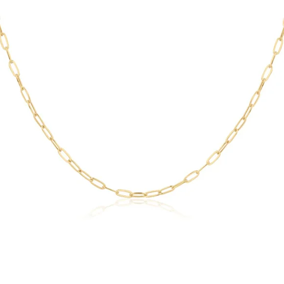 Chaîne forçat Excellence Plaqué Or 3Mic 18K