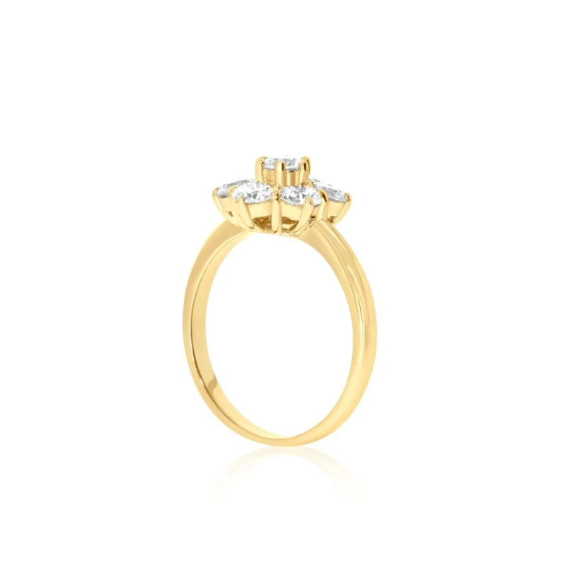 Bague marguerite Excellence Or jaune...