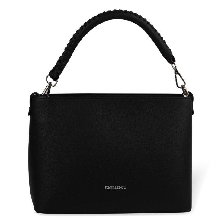 Sac Excellence cuir véritable Italie noir