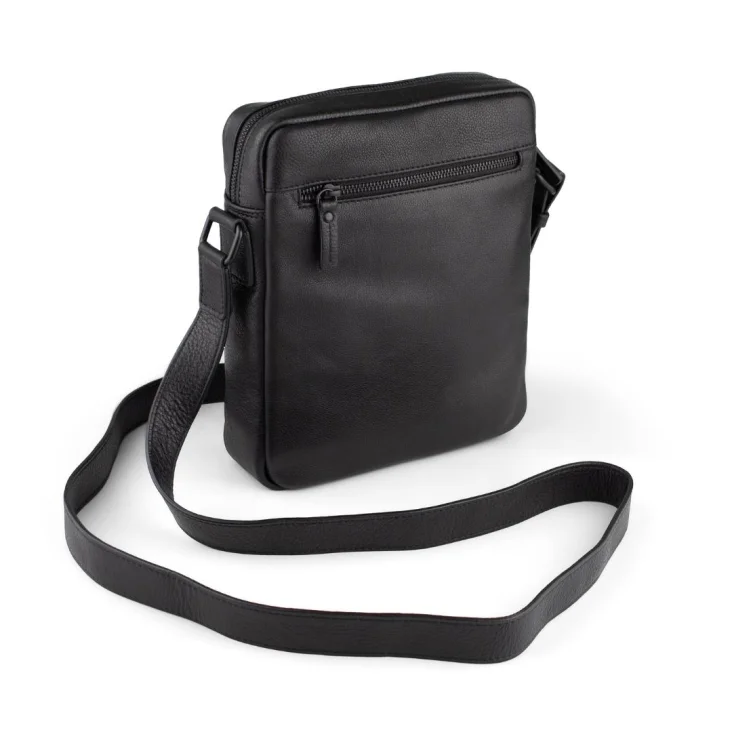 Bandoulière Excellence cuir véritable Italie noir 2
