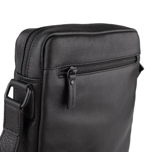 Bandoulière Excellence cuir véritable Italie noir