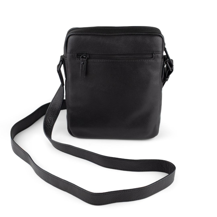 Bandoulière Excellence cuir véritable Italie noir