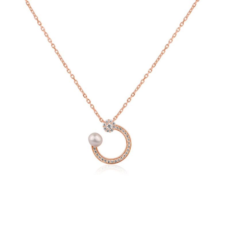 Collier Excellence Argent 925 R.Gold & FWP