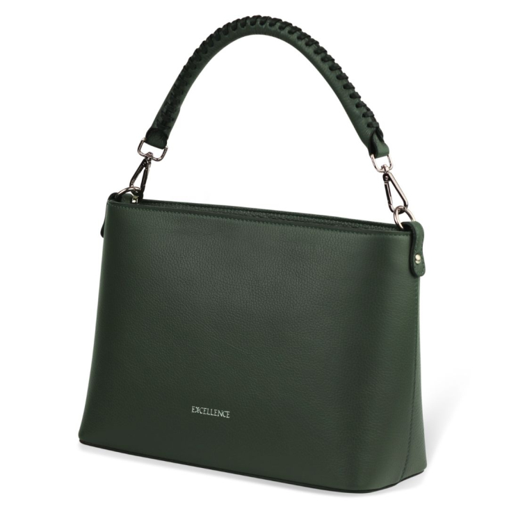 Sac Excellence cuir véritable Italie vert 2