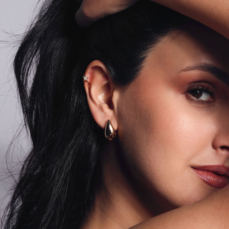 Créoles Excellence Plaqué Or 18K 3Mic