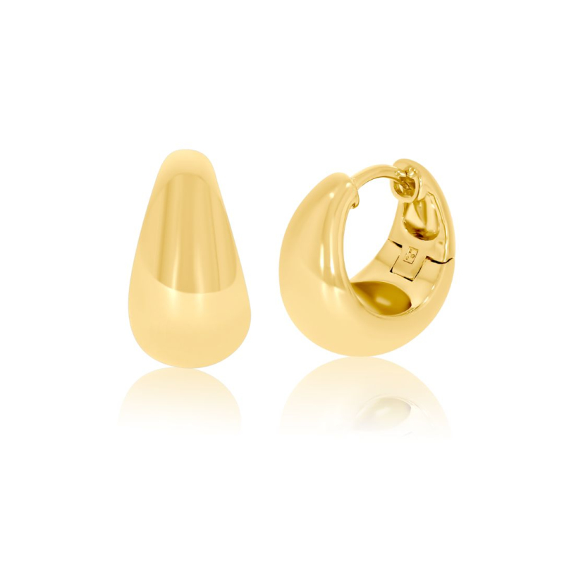 Créoles Excellence Plaqué Or 18K 3Mic