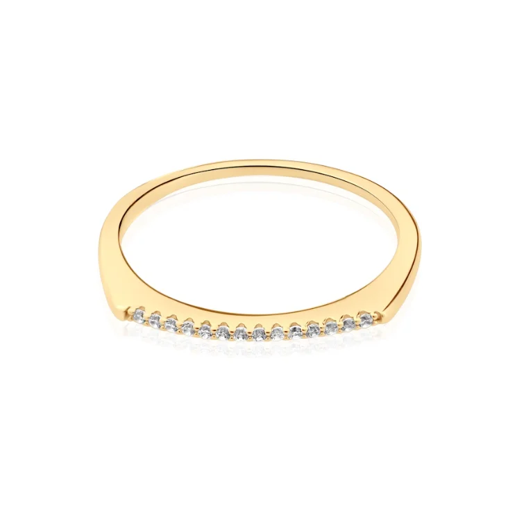 Bague Excellence Plaqué Or 18K 3Mic