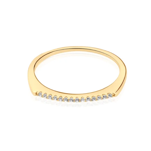 Bague Excellence Plaqué Or 18K 3Mic