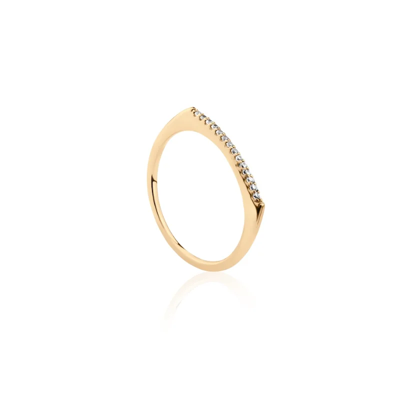 Bague Excellence Plaqué Or 18K 3Mic Bague Excellence Plaqué Or 18K 3Mic