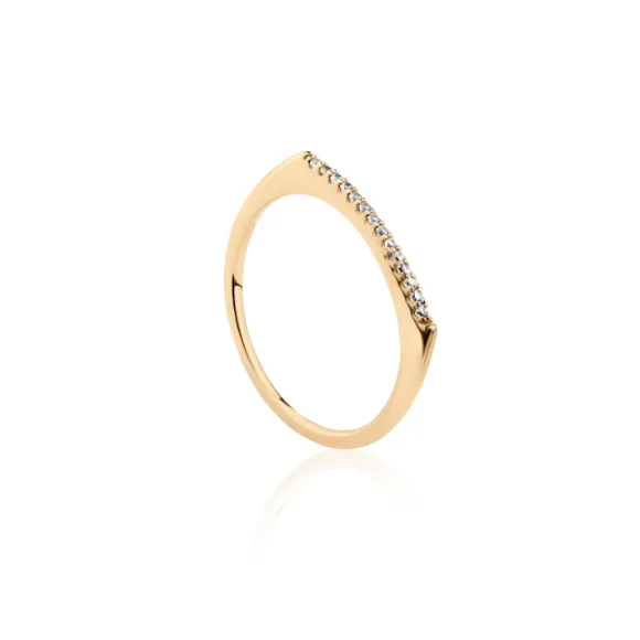 Bague Excellence Plaqué Or 18K 3Mic