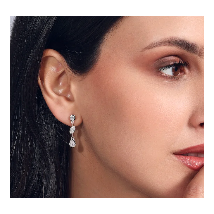 Boucles Excellence Argent 925 Rh 2