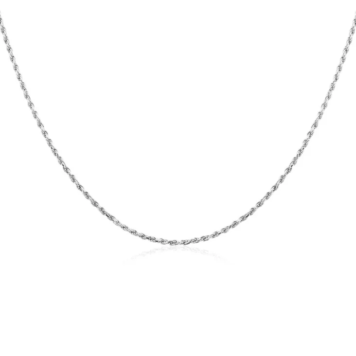 Chaîne Corde Excellence Argent 925 Rh