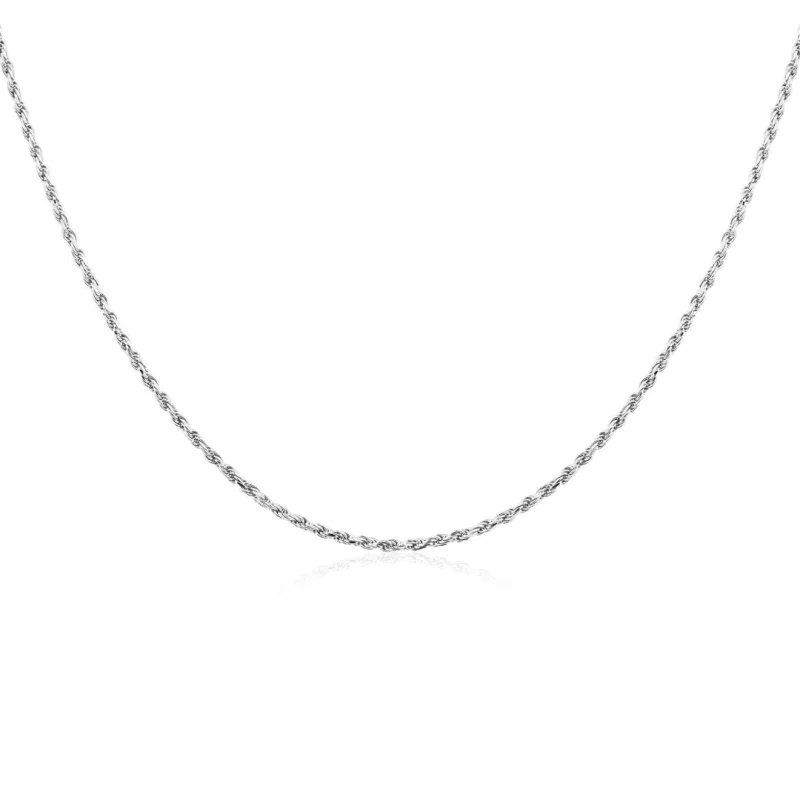 Chaîne Corde Excellence Argent 925 Rh