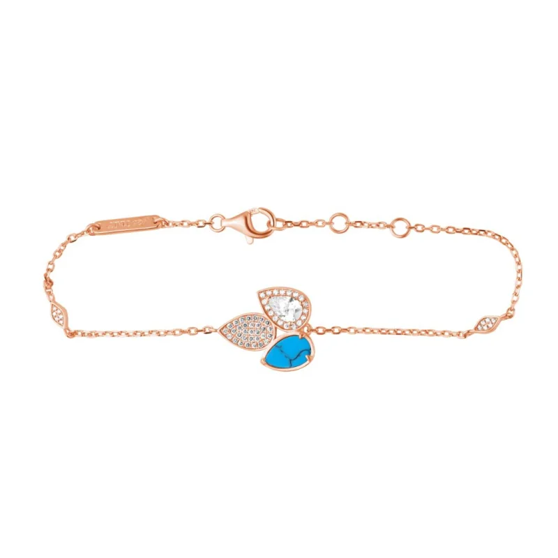 Gourmette Tulipe Excellence Argent...