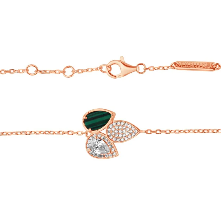 Gourmette Tulipe Excellence Argent 925 R.Gold & MLK 2