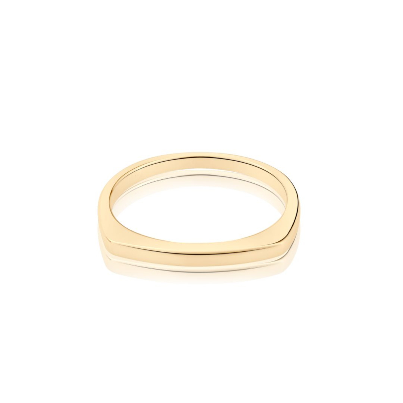 Bague Excellence Plaqué Or 18K 3Mic