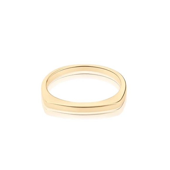 Bague Excellence Plaqué Or 18K 3Mic
