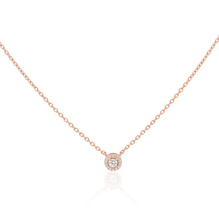 Collier Excellence Argent 925 R.Gold