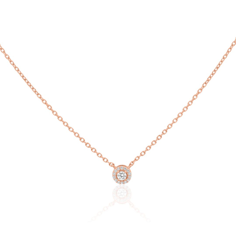 Collier Excellence Argent 925 R.Gold