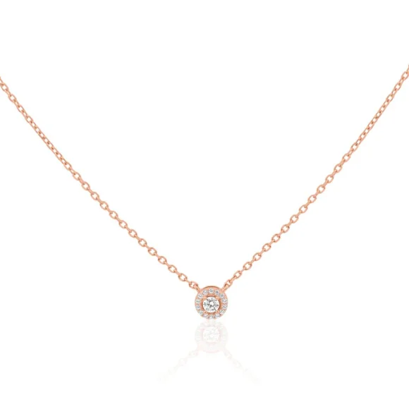 Collier Excellence Argent 925 R.Gold