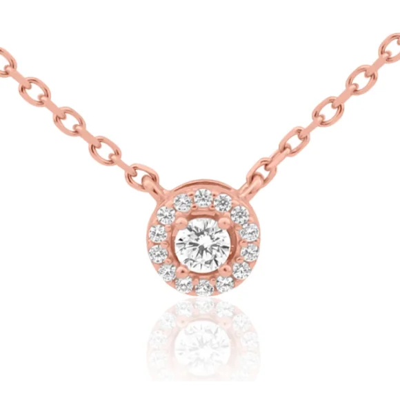 Collier Excellence Argent 925 R.Gold