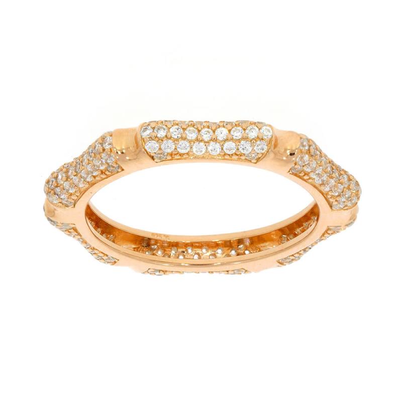 Alliance Bamboo Excellence Argent 925 R.Gold