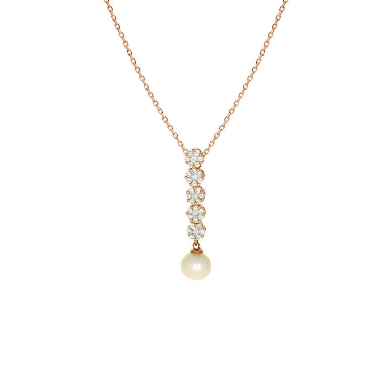 Pendentif Excellence Argent 925 R.Gold & FWP