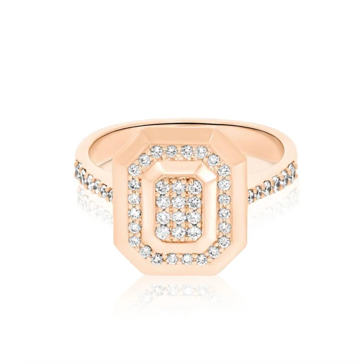 BAGUE EXCELLENCE OR 750/1000 & DIAMANTS