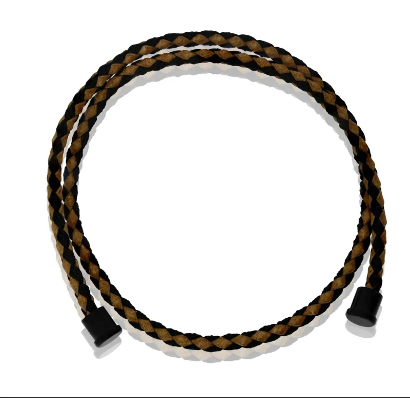Cuir marron C 3mm DB Excellence Caméléon Acier 316L W Cuir marron C 3mm DB Excellence Caméléon Acier 316L W