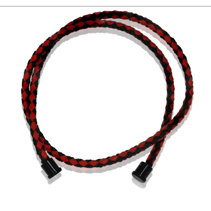 Cuir rouge 3mm DB Excellence Caméléon Acier 316L W Cuir rouge 3mm DB Excellence Caméléon Acier 316L W
