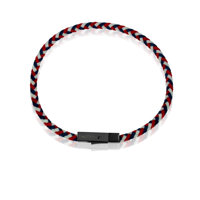 Bracelet Excellence Cuir Tressé & Acier 316L