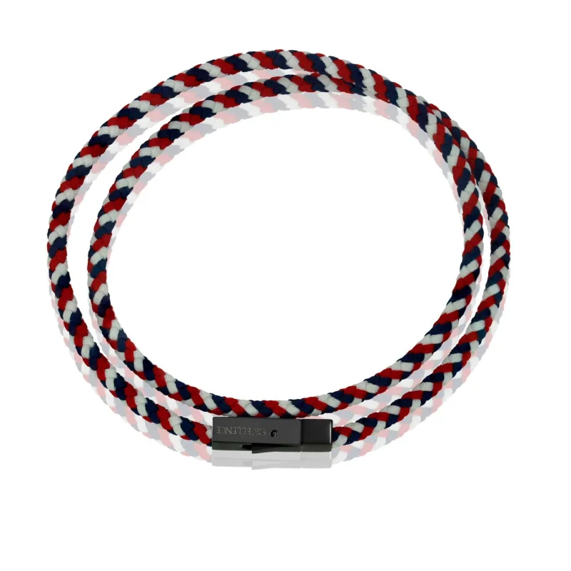 Bracelet Excellence Cuir Tressé & Acier 316L Bracelet Excellence Cuir Tressé & Acier 316L