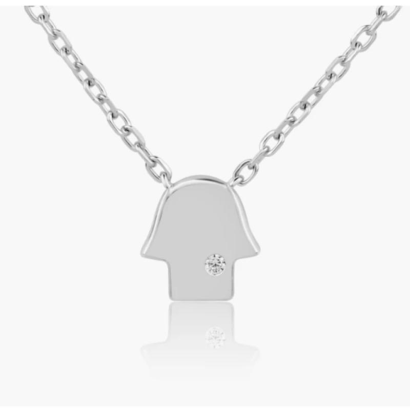 Collier khmissa Excellence Argent 925 Rh