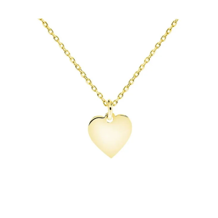 Pendentif cœur Excellence plaqué OR 18K 3 MIC